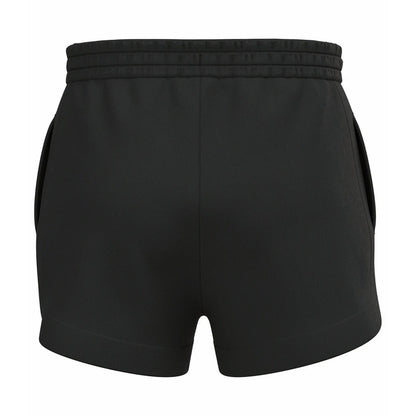 Black - Back - Native Spirit Womens-Ladies French Terry Shorts