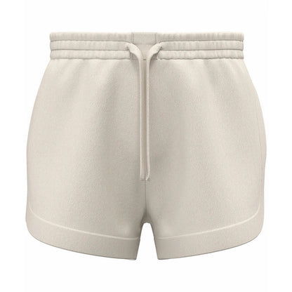 Ivory - Front - Native Spirit Womens-Ladies French Terry Shorts
