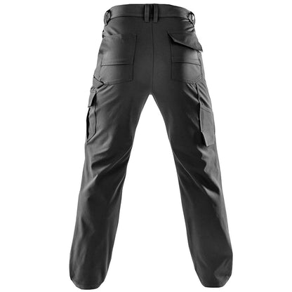 Black - Back - Result Recycled Mens Dynamic Stretch Work Trousers