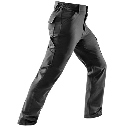 Black - Side - Result Recycled Mens Dynamic Stretch Work Trousers