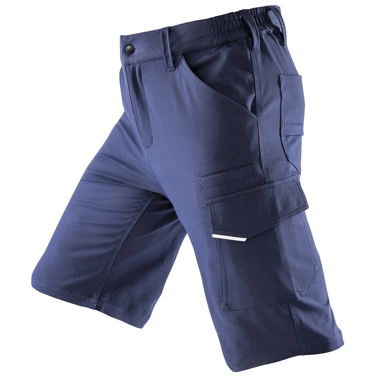 Navy - Side - Result Recycled Mens Dynamic Stretch Shorts