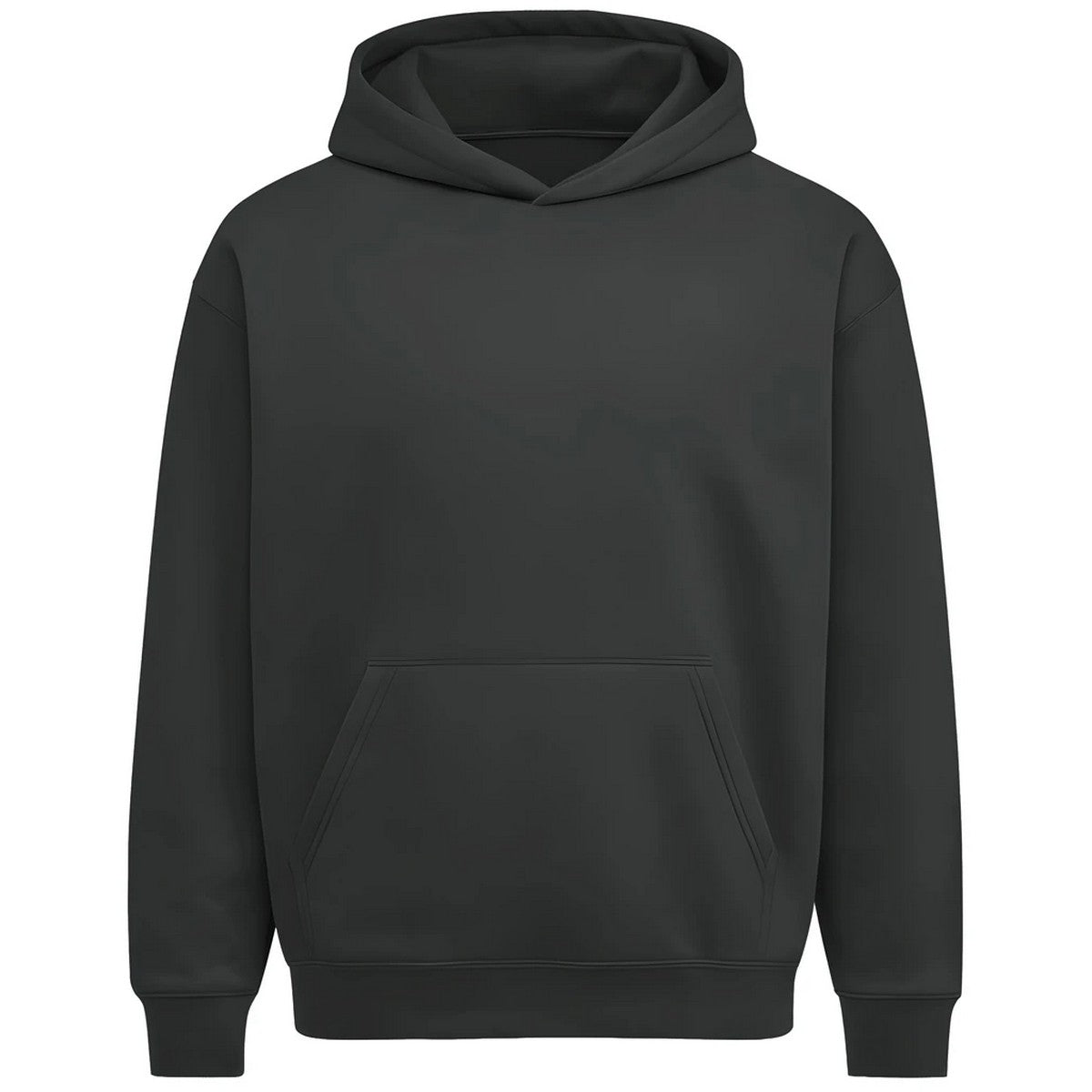 Carbon - Front - Anthem Mens Plain Hoodie