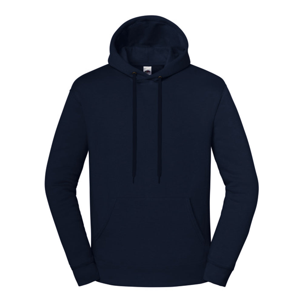 Deep Navy - Front - Fruit of the Loom Unisex Adult Iconic Premium Hoodie