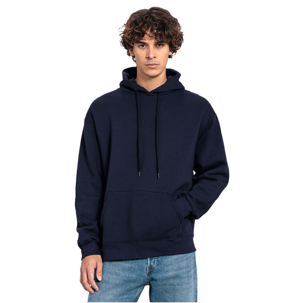 Deep Navy - Side - Fruit of the Loom Unisex Adult Iconic Premium Hoodie