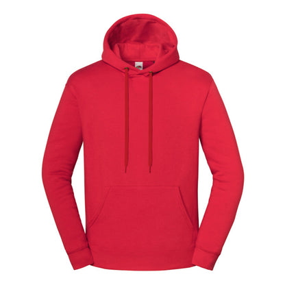 Red - Front - Fruit of the Loom Unisex Adult Iconic Premium Hoodie
