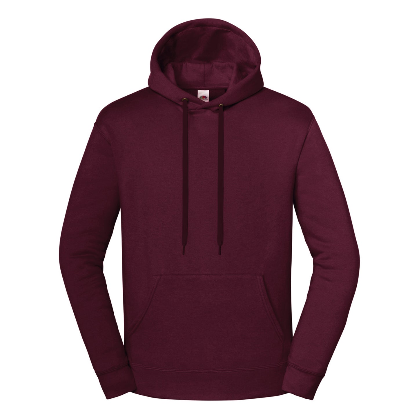 Burgundy - Front - Fruit of the Loom Unisex Adult Iconic Premium Hoodie