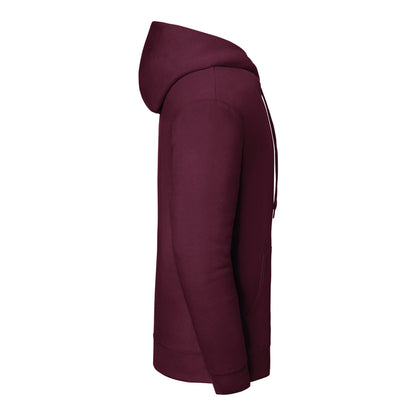 Burgundy - Side - Fruit of the Loom Unisex Adult Iconic Premium Hoodie