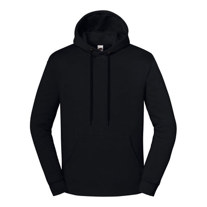 Black - Front - Fruit of the Loom Unisex Adult Iconic Premium Hoodie