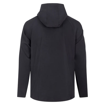 Black - Back - Tombo Unisex Adult Technical Full Zip Hoodie
