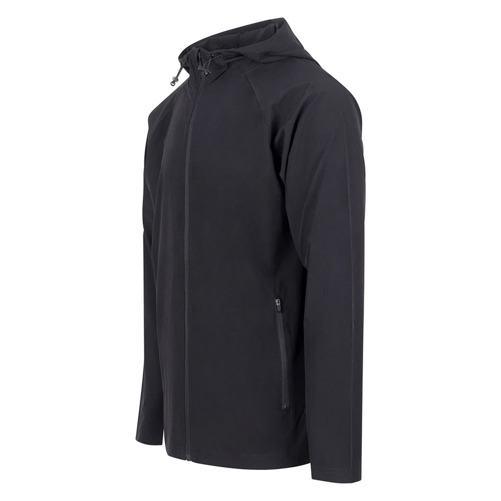 Black - Lifestyle - Tombo Unisex Adult Technical Full Zip Hoodie