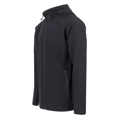 Black - Lifestyle - Tombo Unisex Adult Technical Full Zip Hoodie