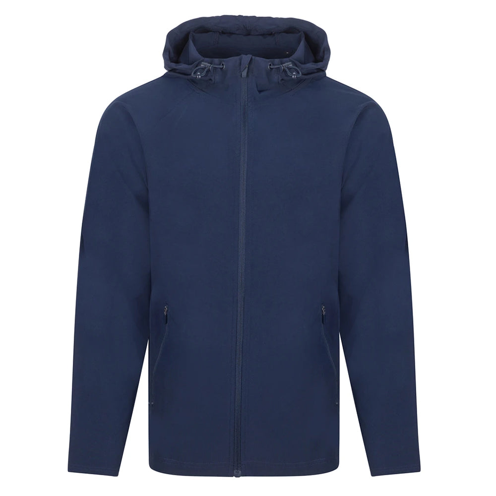 Navy - Front - Tombo Unisex Adult Technical Full Zip Hoodie