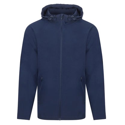 Navy - Front - Tombo Unisex Adult Technical Full Zip Hoodie