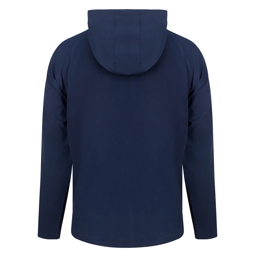 Navy - Back - Tombo Unisex Adult Technical Full Zip Hoodie