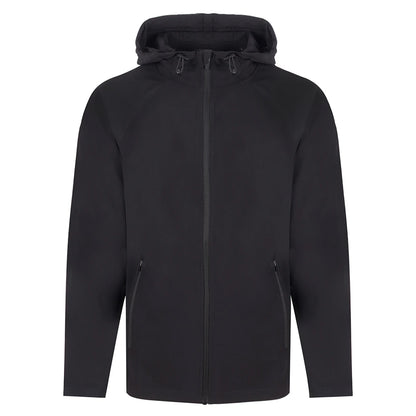 Black - Front - Tombo Unisex Adult Technical Full Zip Hoodie