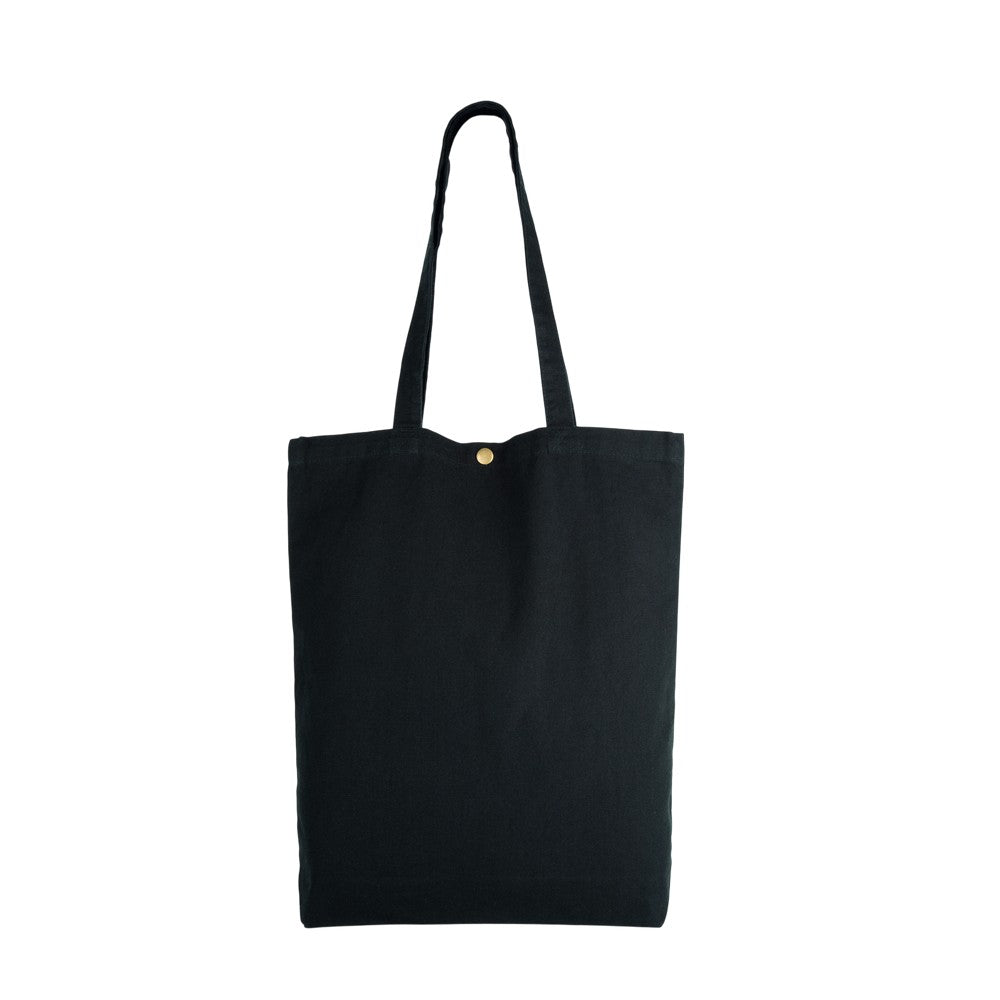 Black - Front - Kimood Cotton Washed 13L Tote Bag