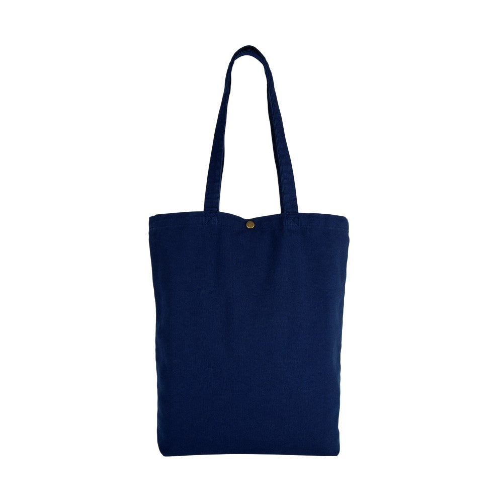 Navy - Front - Kimood Cotton Washed 13L Tote Bag