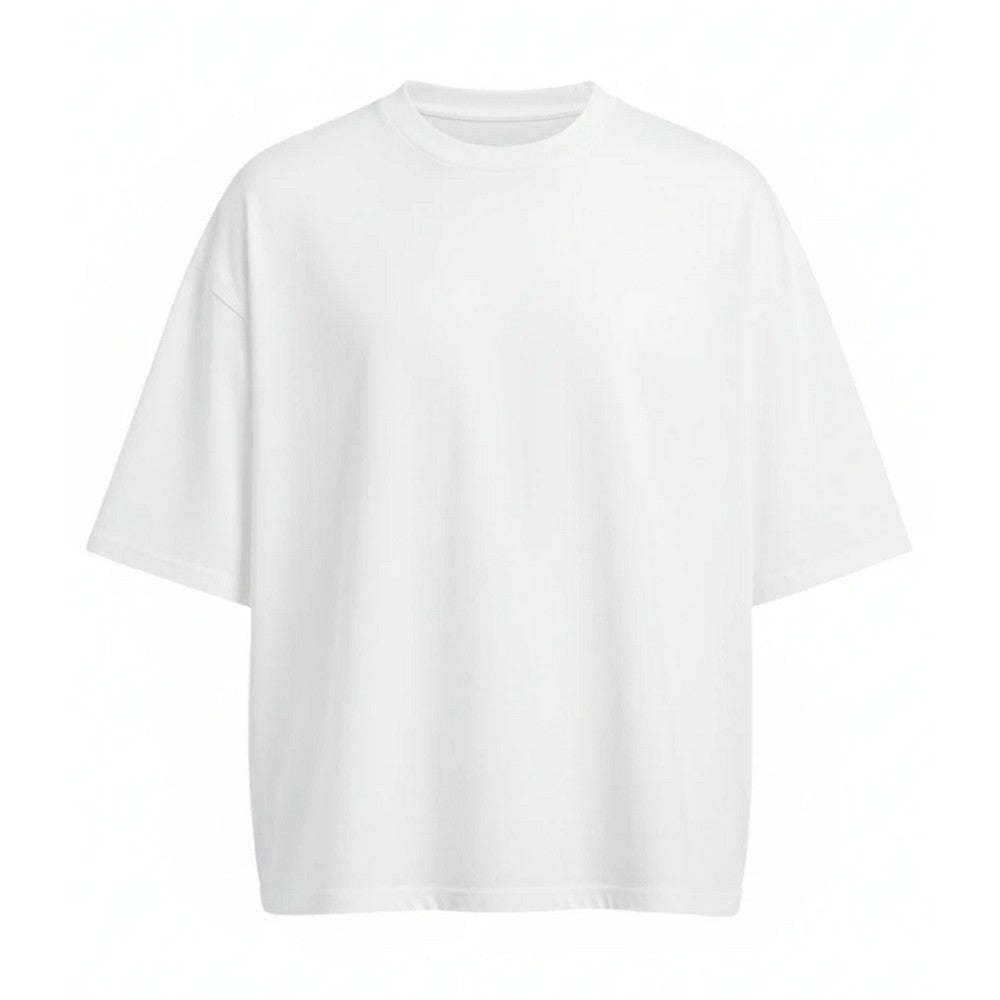 Arctic White - Front - Awdis Mens Boxy Heavyweight Cropped T-Shirt