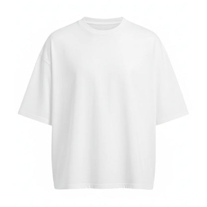 Arctic White - Front - Awdis Mens Boxy Heavyweight Cropped T-Shirt