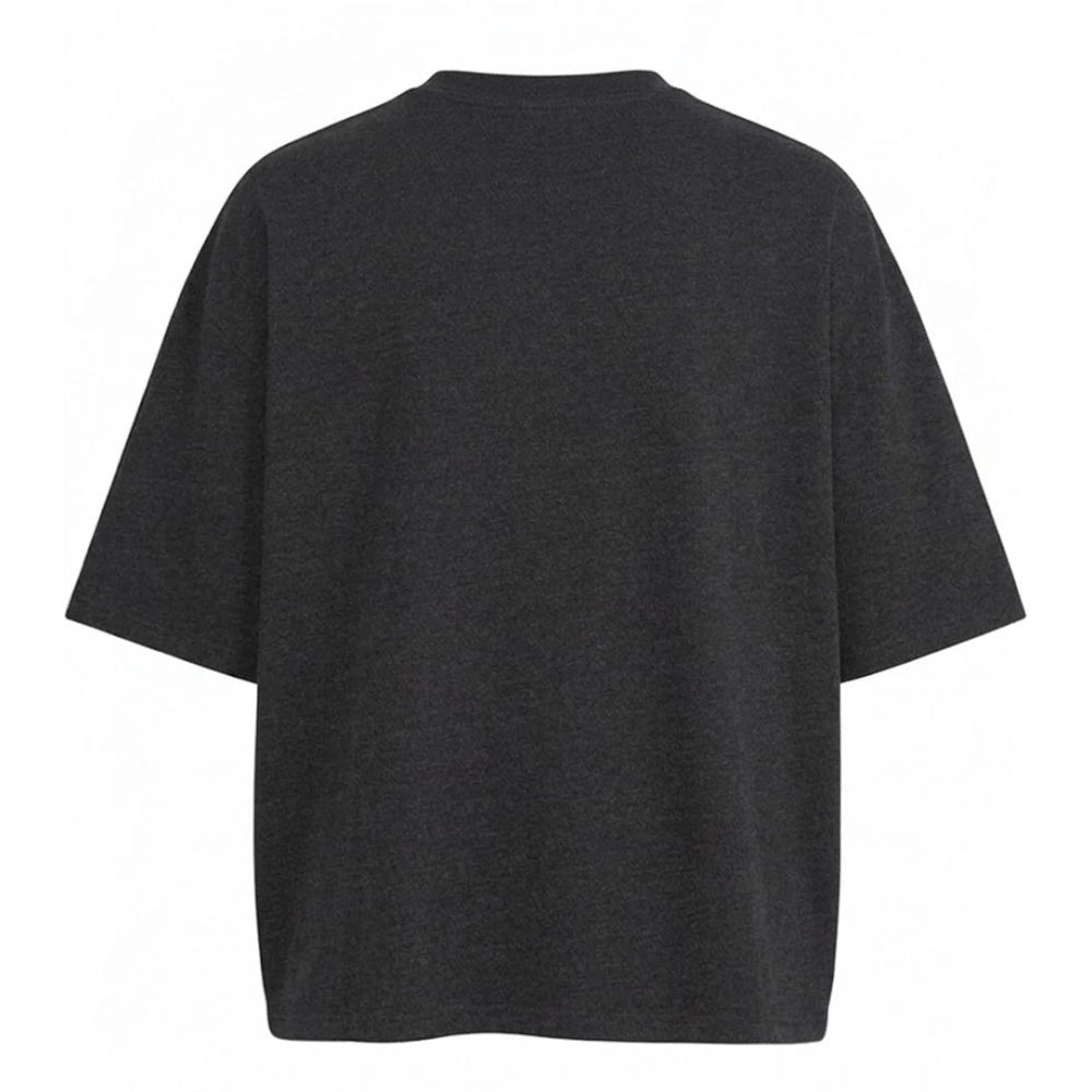 Washed Black - Back - Awdis Mens Boxy Heavyweight Cropped T-Shirt