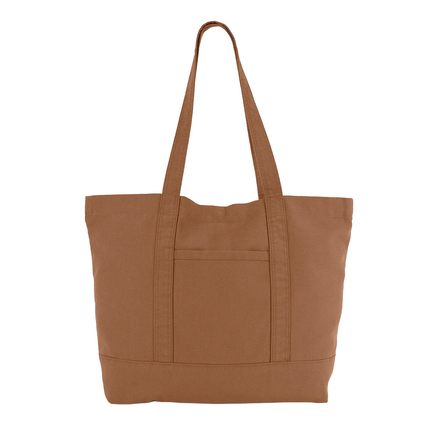 Washed Cinnamon - Front - Kimood Cotton Washed Tote Bag