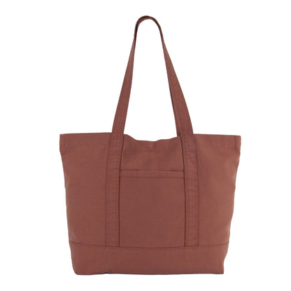 Russet - Front - Kimood Cotton Washed Tote Bag