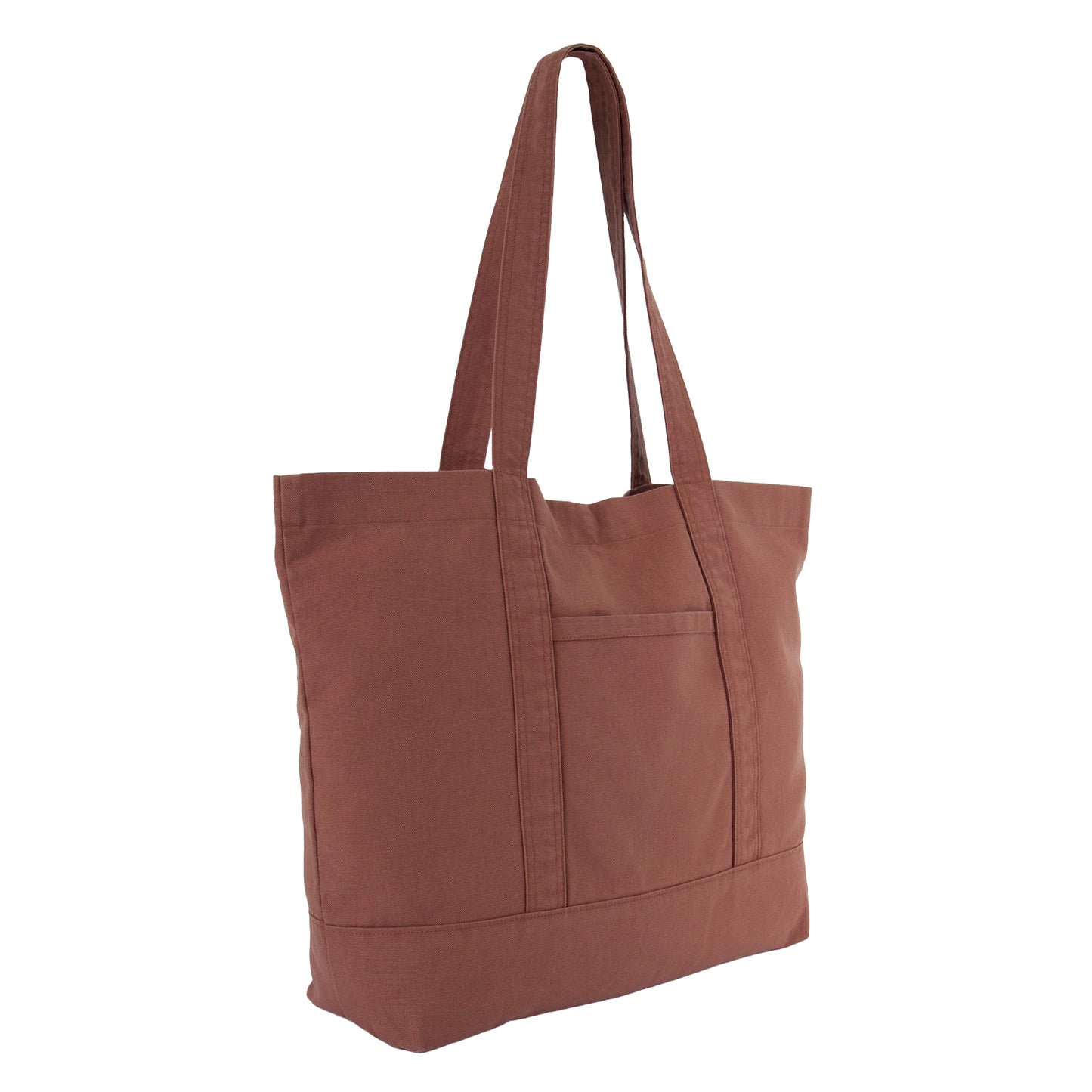 Russet - Back - Kimood Cotton Washed Tote Bag