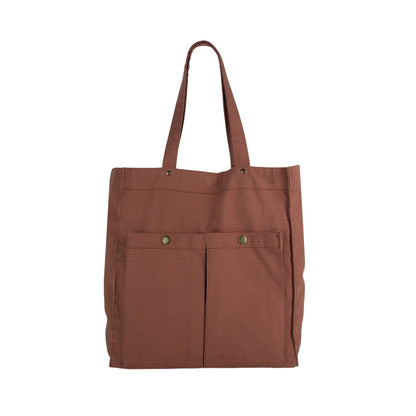 Washed Russet - Front - Kimood Washed Cotton Tote Bag