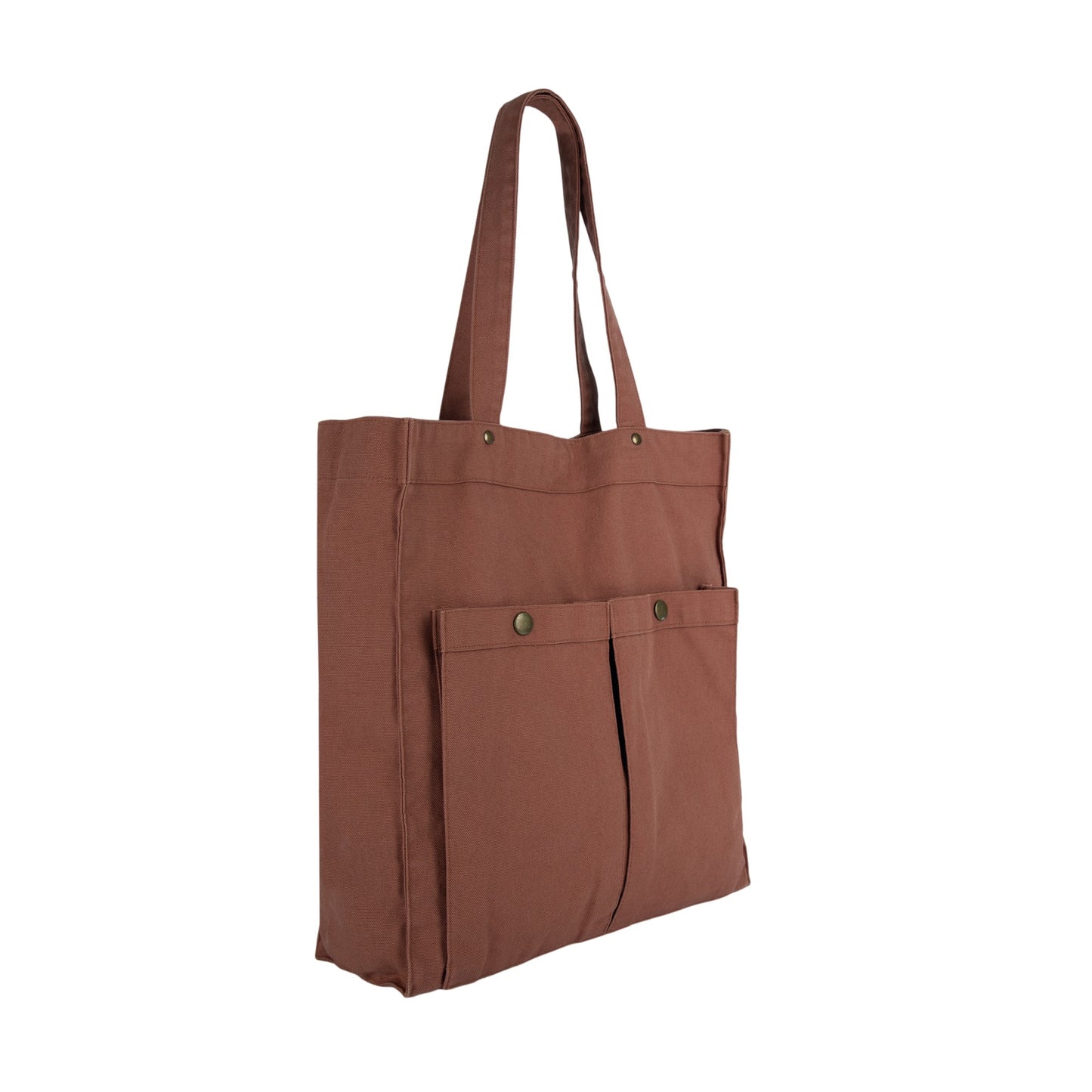 Washed Russet - Back - Kimood Washed Cotton Tote Bag