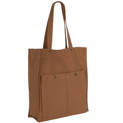 Washed Cinnamon - Back - Kimood Washed Cotton Tote Bag