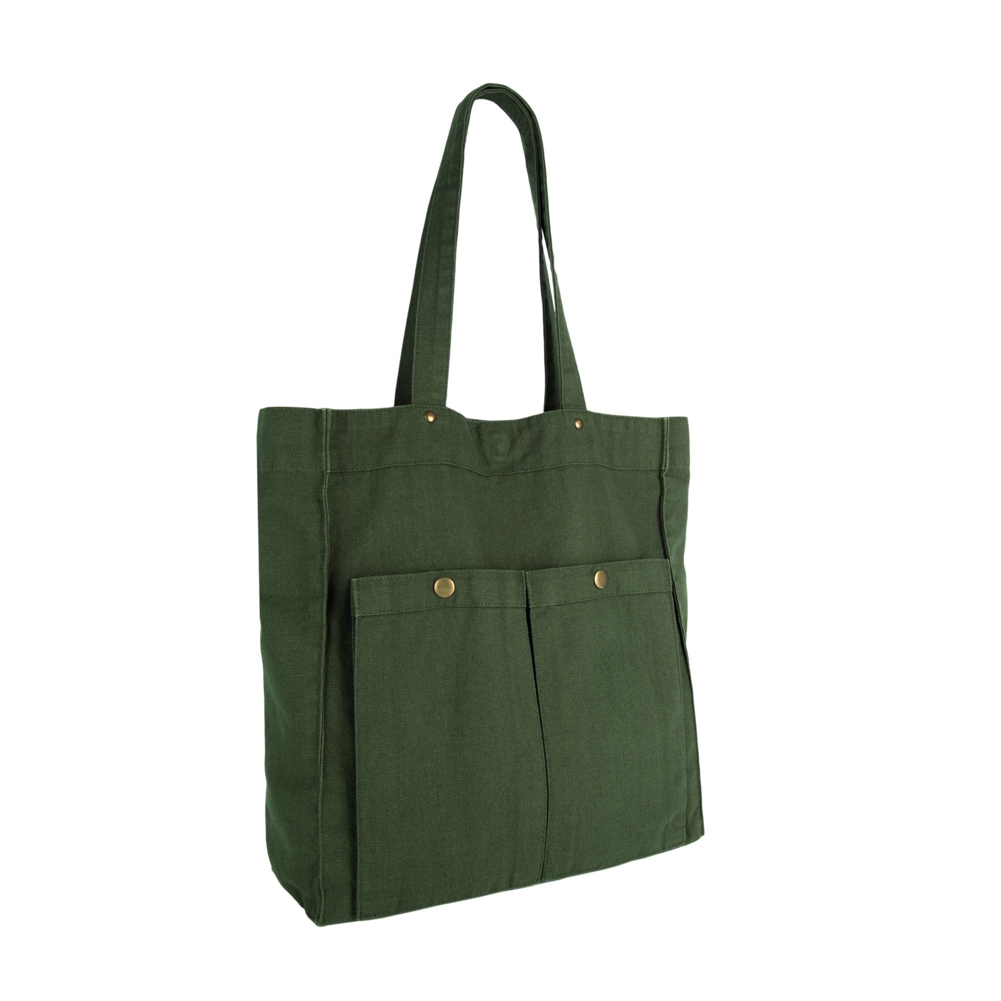 Washed Kombu Green - Back - Kimood Washed Cotton Tote Bag