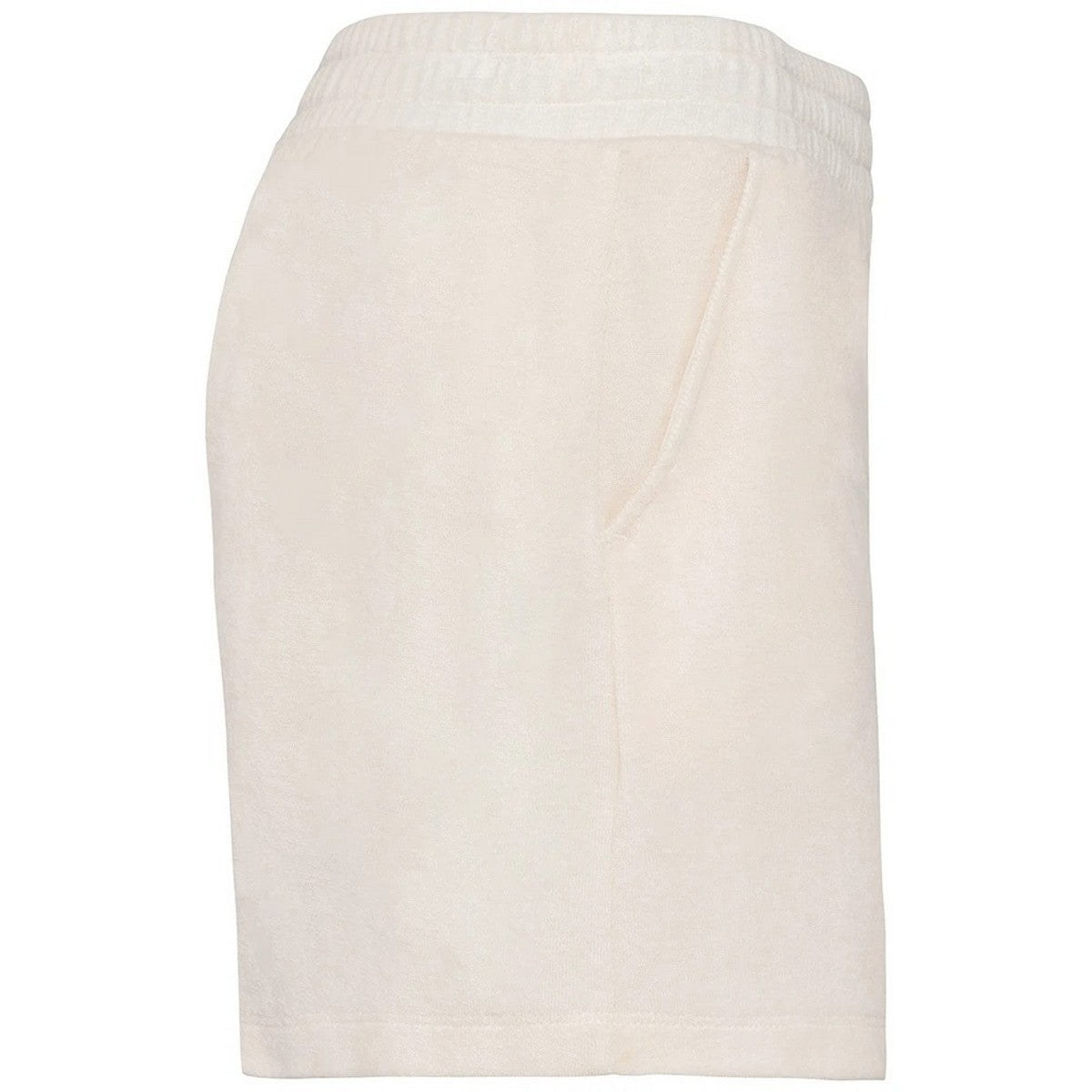 Ivory - Side - Native Spirit Womens-Ladies Terrycloth Shorts