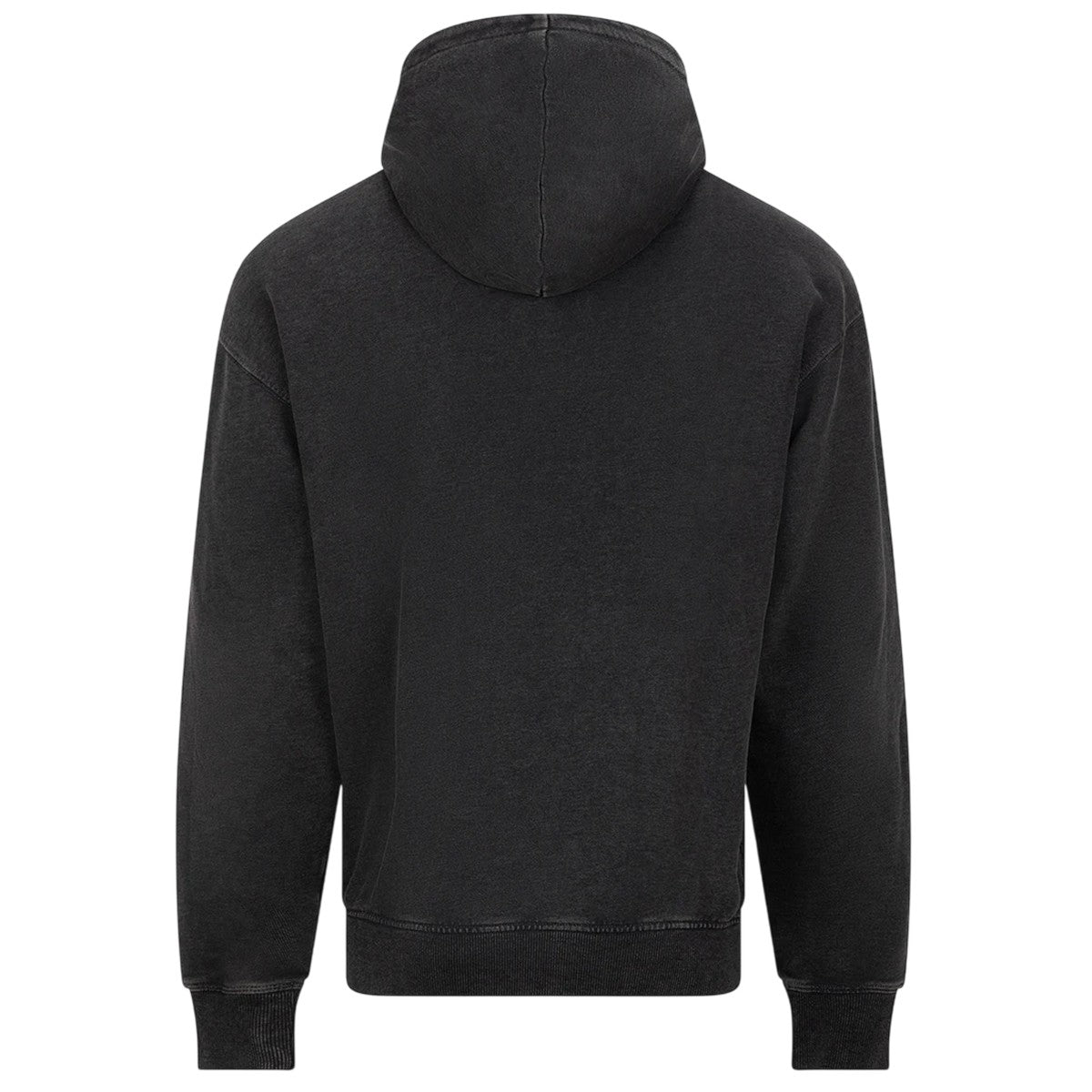 Washed Black - Back - Awdis Mens Vintage Washed Full Zip Hoodie