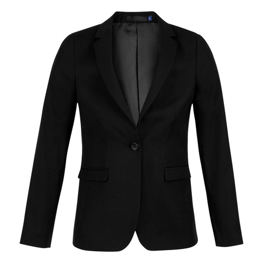Deep Black - Front - NEOBLU Womens-Ladies Marius Blazer