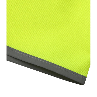 Yellow - Close up - Yoko Unisex Adult Hi-Vis Waistcoat
