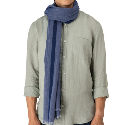 Blue - Front - Spasso Unisex Adult Dotted Scarf