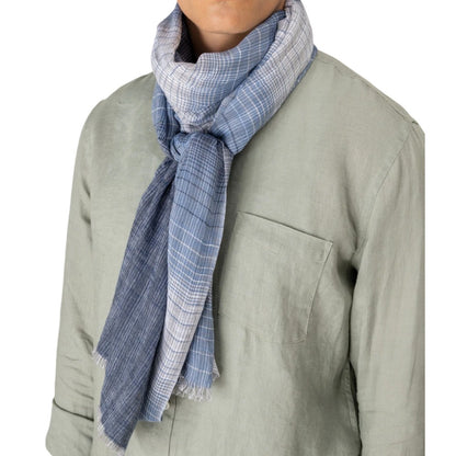 Blue - Back - Spasso Unisex Adult Classic Scarf