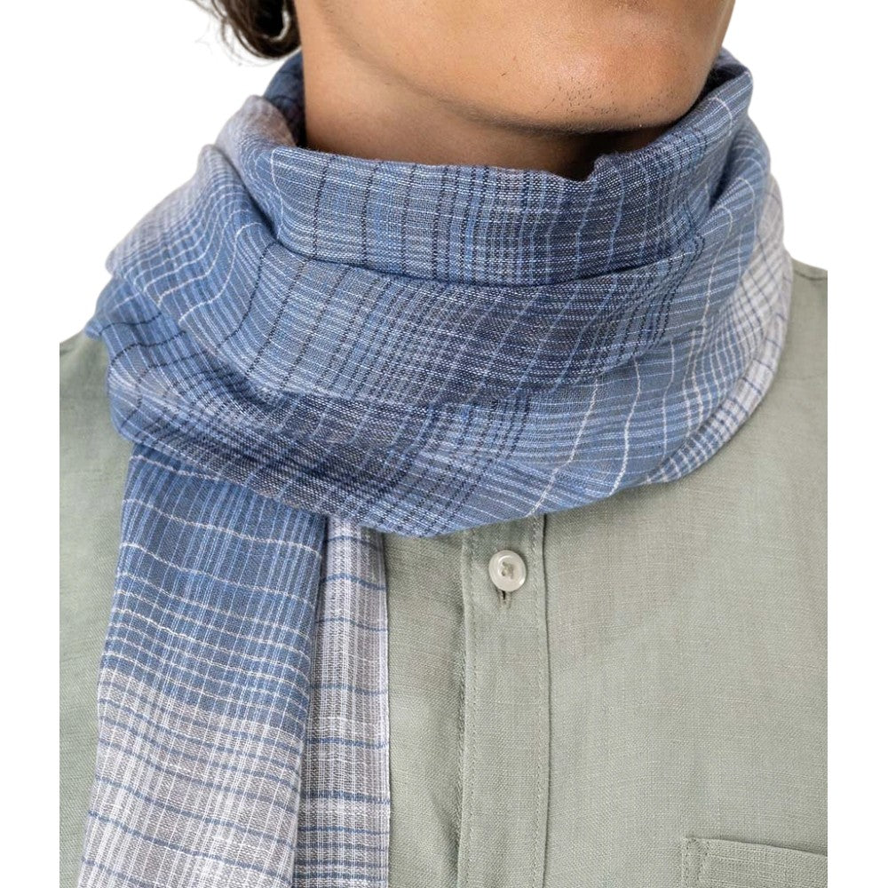 Blue - Side - Spasso Unisex Adult Classic Scarf