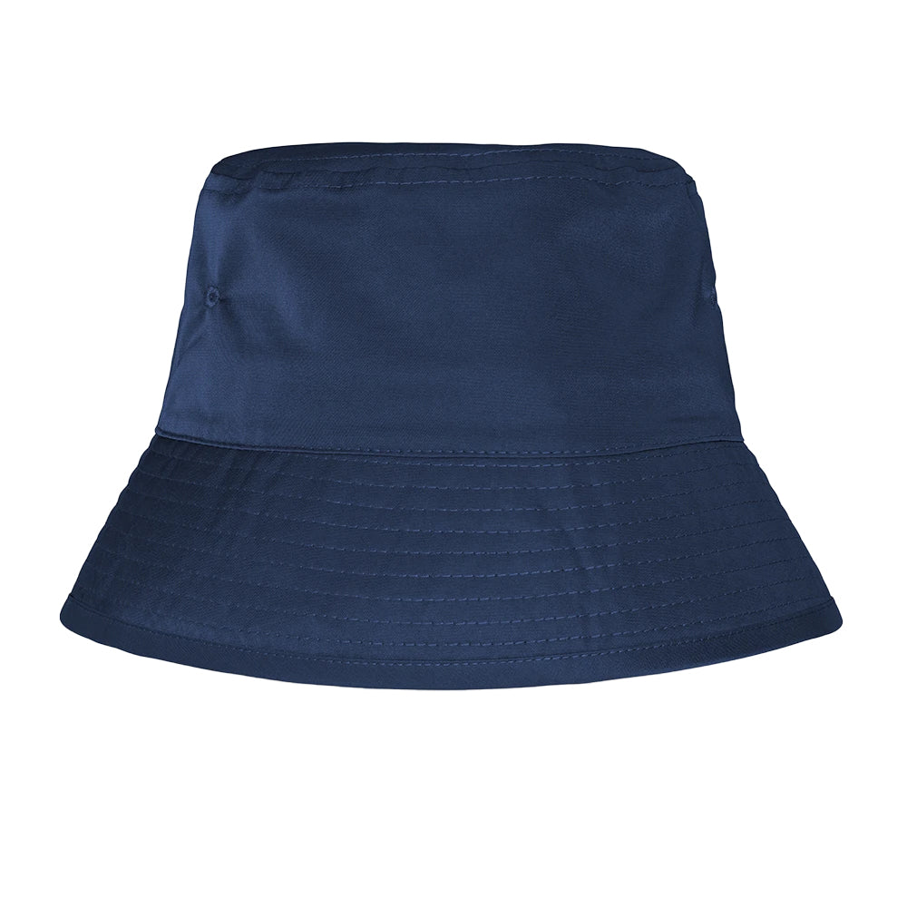 Navy - Front - Result Recycled Unisex Adult Bound Bucket Hat