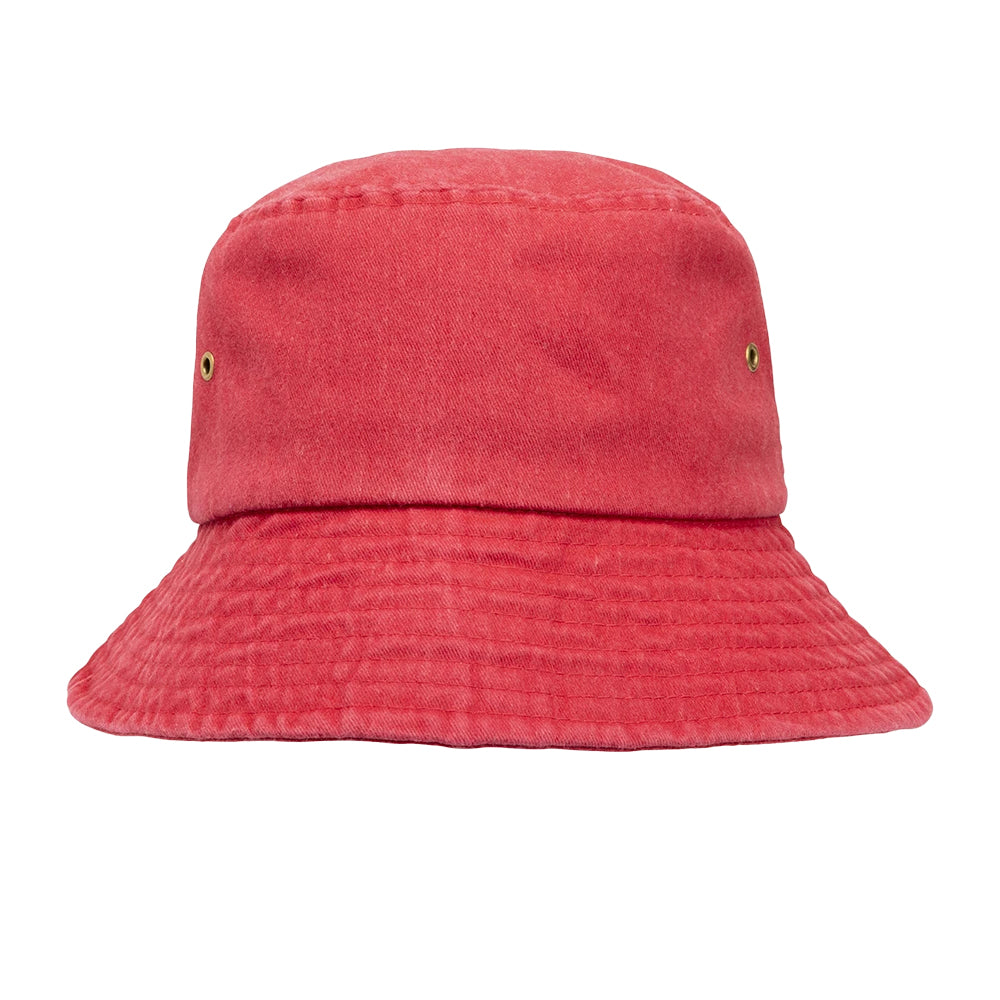 Vintage Rose - Front - Result Headwear Unisex Adult Vintage Cotton Bucket Hat