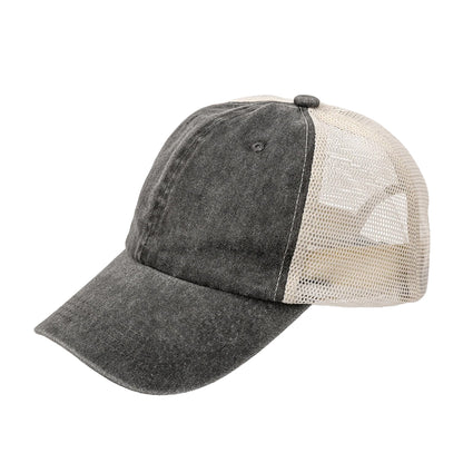 Vintage Black - Back - Result Headwear Unisex Adult Vintage Cap