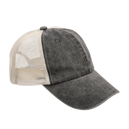 Vintage Black - Front - Result Headwear Unisex Adult Vintage Cap