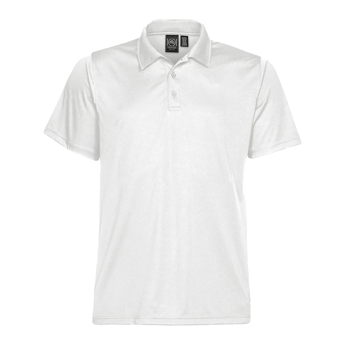 White - Front - Stormtech Mens Eclipse H2X-DRY Polo Shirt