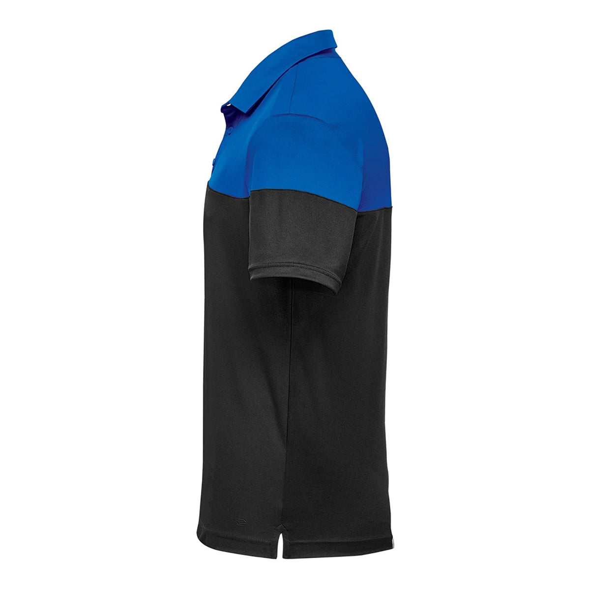 Royal Blue-Black - Side - Stormtech Mens Monterey Two Tone Polo Shirt