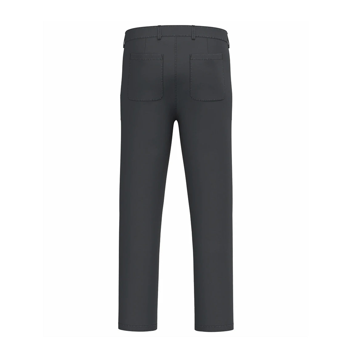 Coal Grey - Back - Native Spirit Mens Washed Trousers