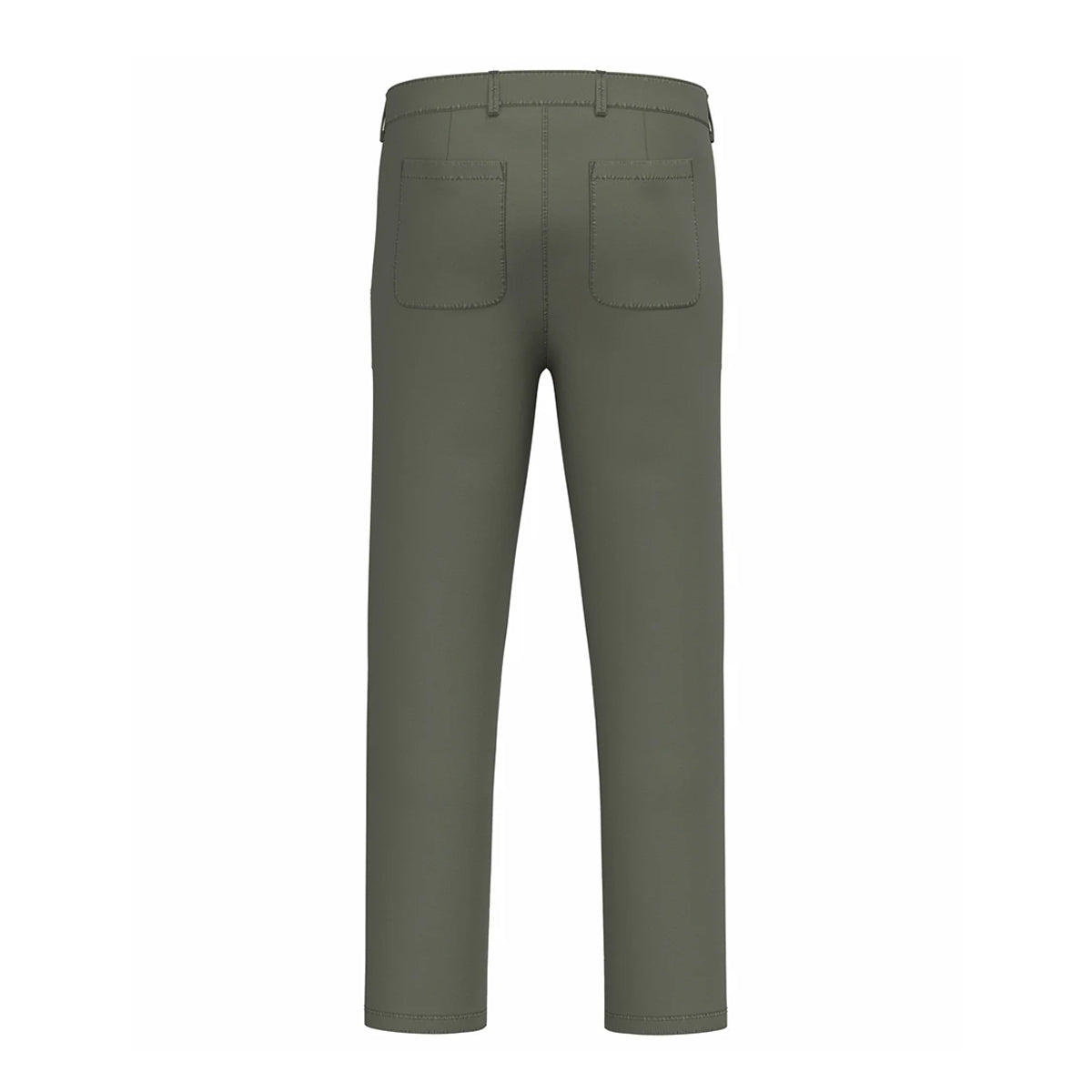 Washed Organic Khaki - Back - Native Spirit Mens Washed Trousers
