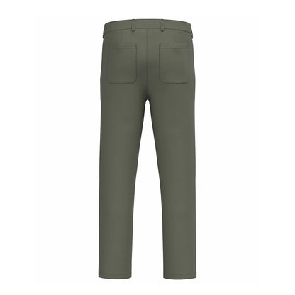 Washed Organic Khaki - Back - Native Spirit Mens Washed Trousers