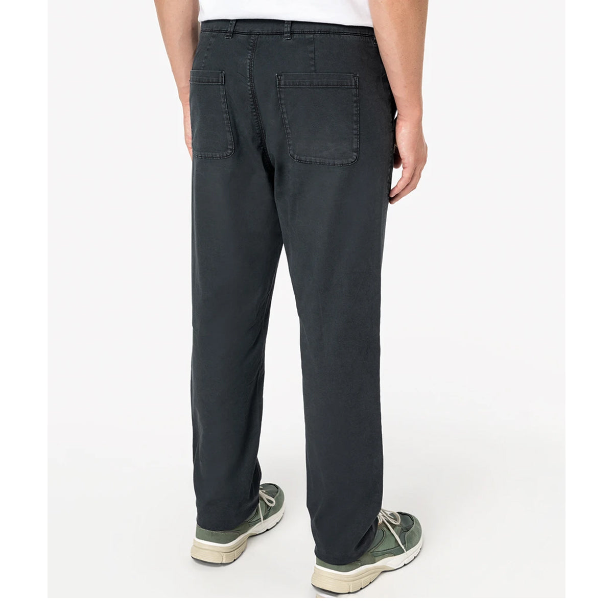 Coal Grey - Pack Shot - Native Spirit Mens Washed Trousers