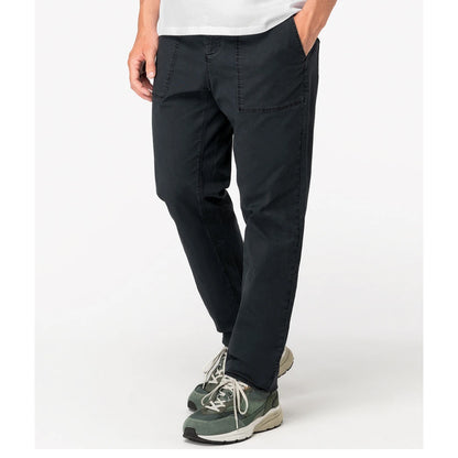 Coal Grey - Close up - Native Spirit Mens Washed Trousers