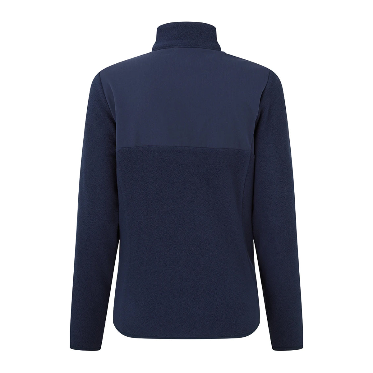 Navy - Back - Onna Womens-Ladies Panelled Fleece Jacket